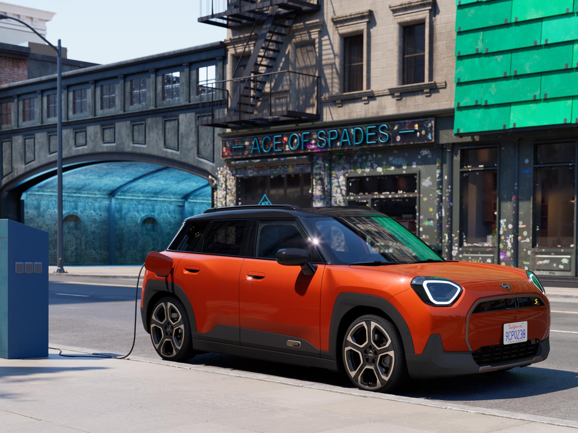 All-Electric MINI Aceman - ricarica - ricarica pubblica